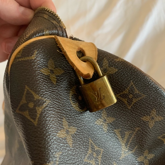 louis vuitton speedy 35 bag comes with box and dust cover - Picture 2 of 9